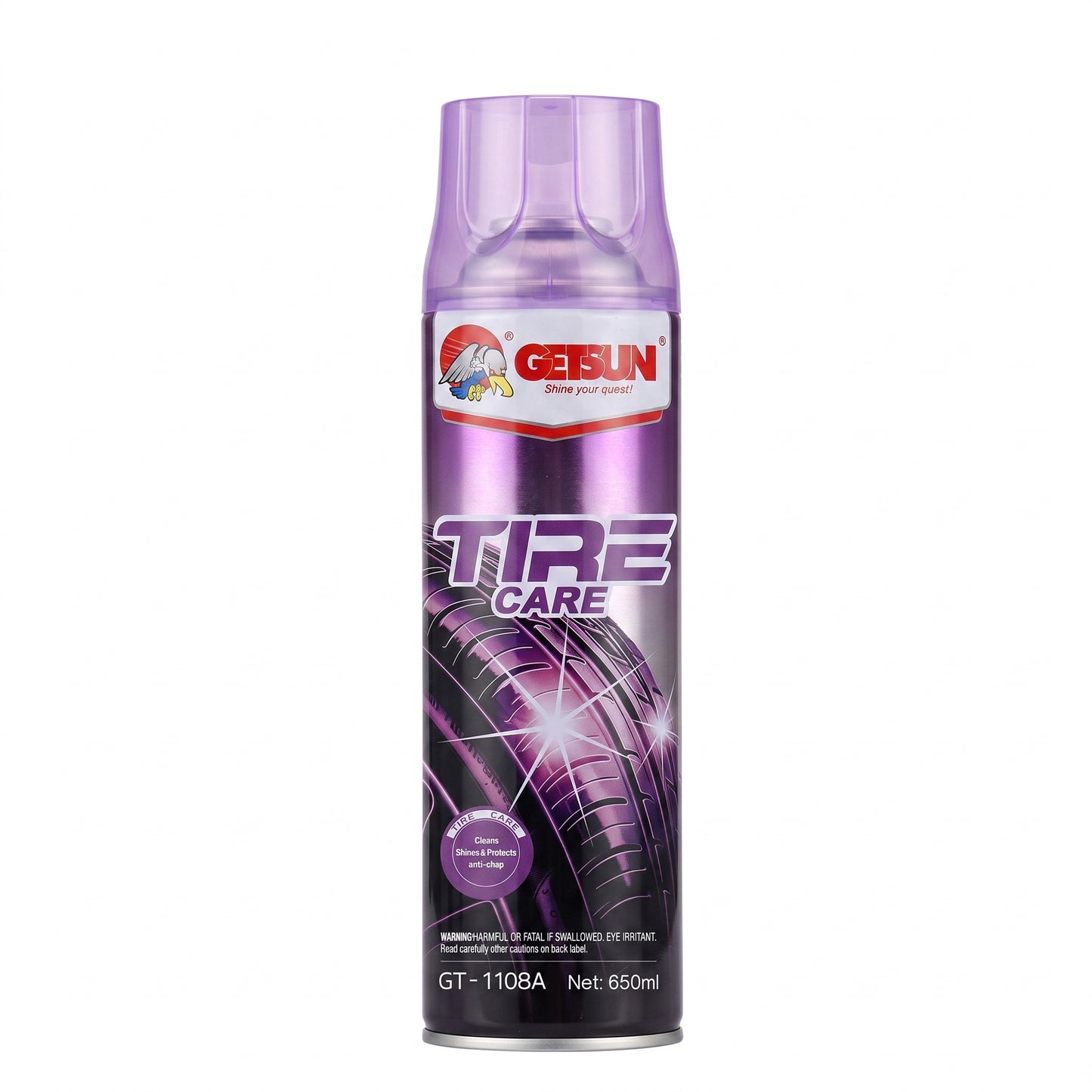 Tire Shine & Brightener Spray – Deep Gloss, UV Protection & Long-Lasting Care | 650ml
