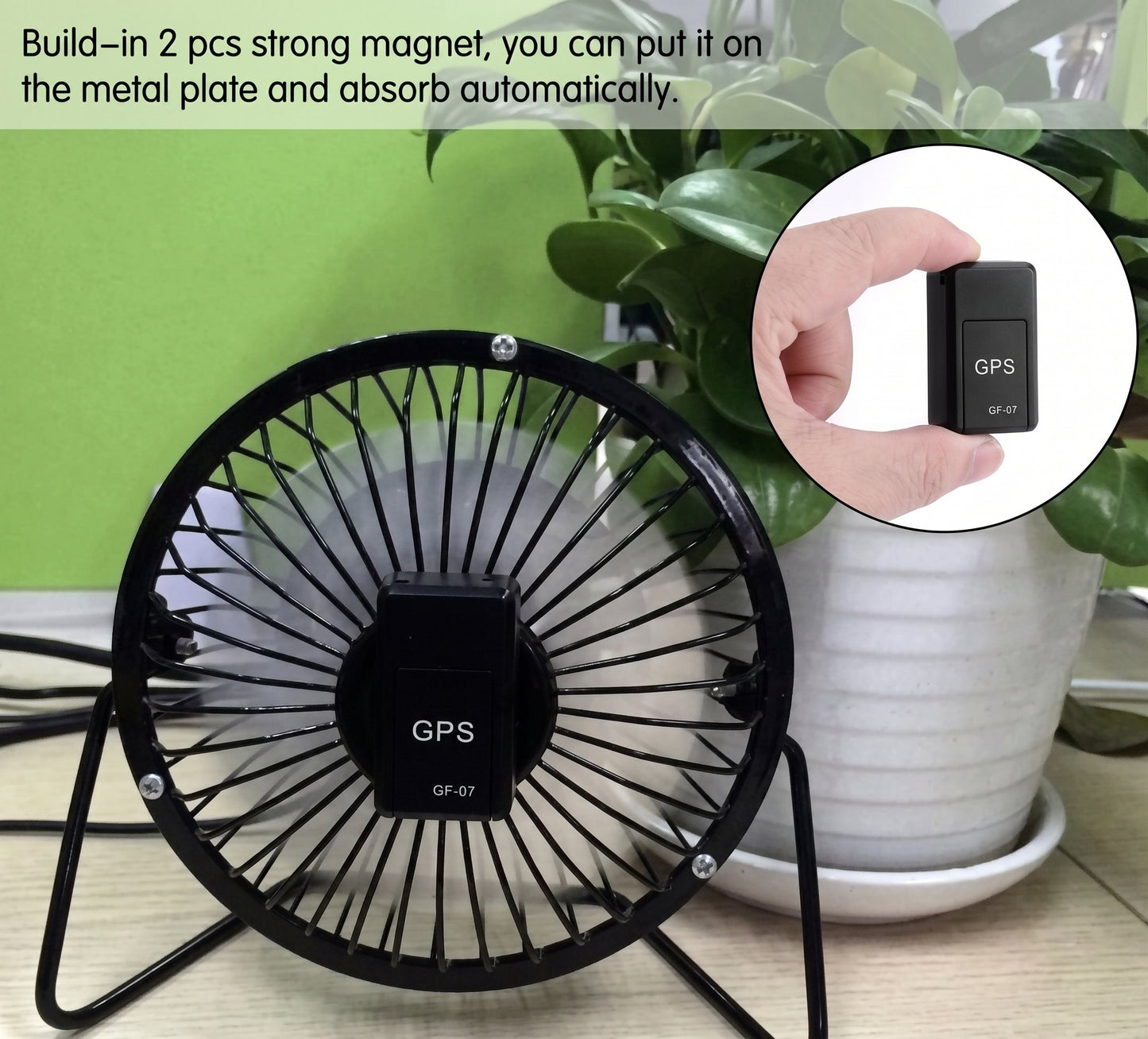 Mini GPS Tracker – Real-Time Tracking with Strong Magnet Mount & Voice Monitor