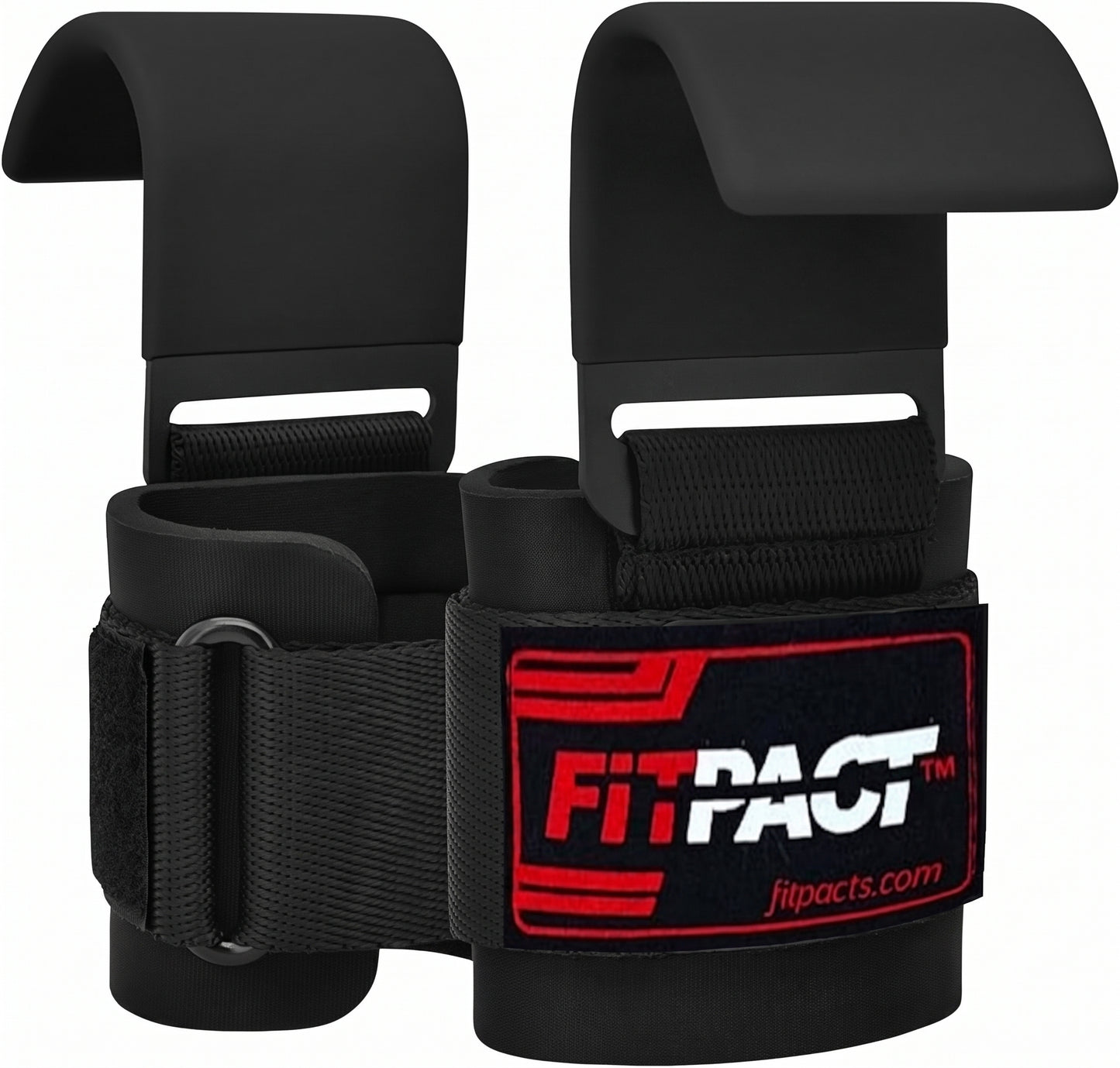 LORDEX Lifting Hook Straps – Heavy-Duty Wrist Support for Weightlifting & Deadlifts | Pack of 2