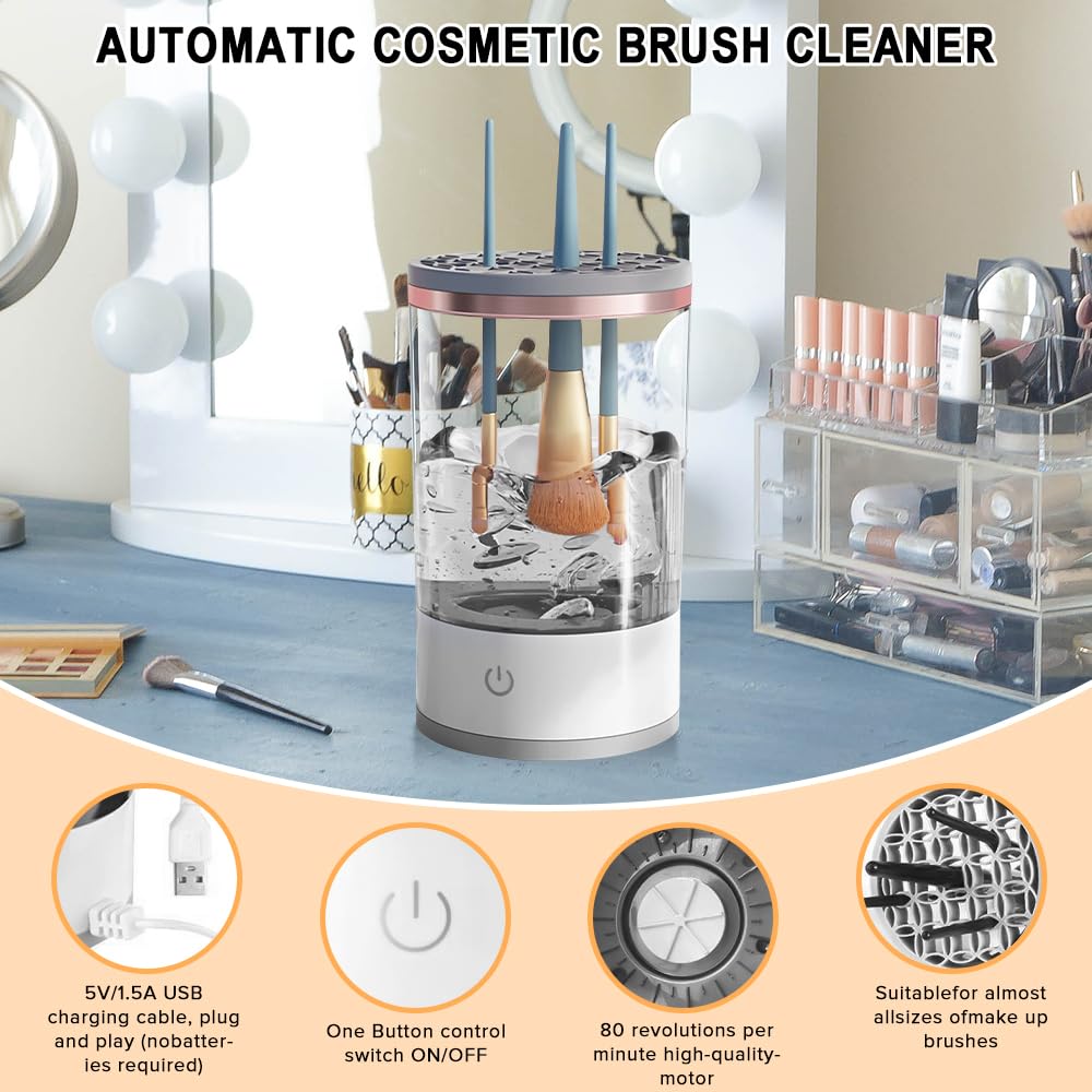 Electric Makeup Brush Care Machine