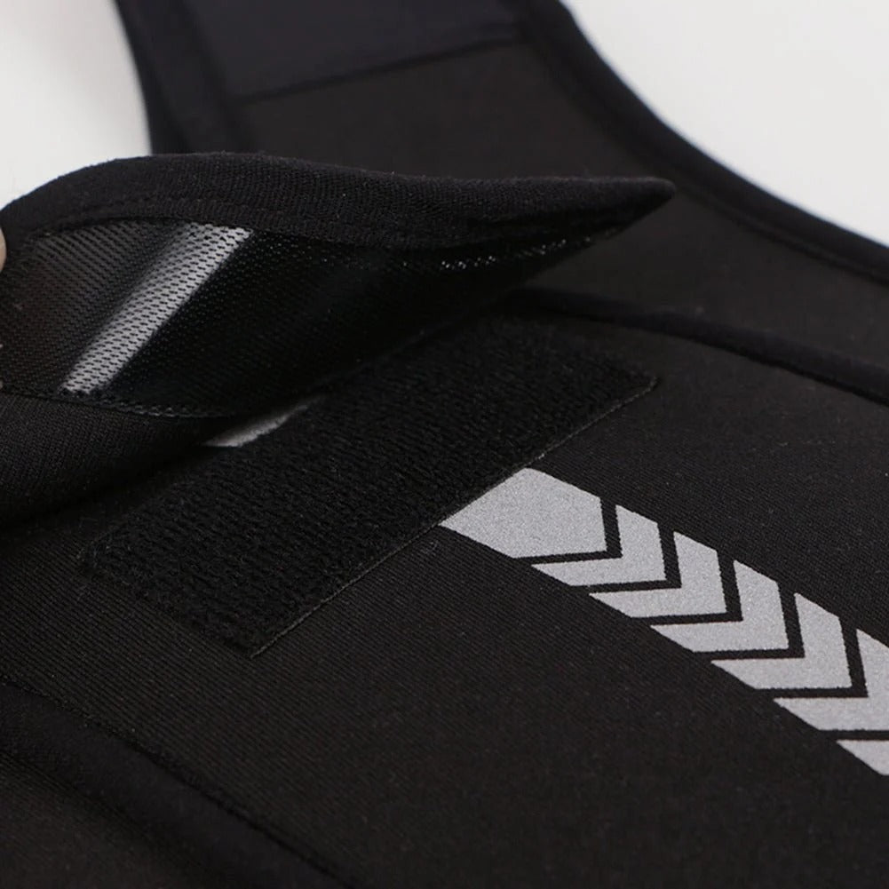 Sports Chest Bag – Night Reflective Running Pack with Phone Pocket & Water Bottle Holder