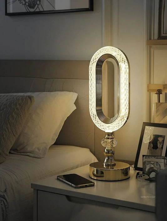 مصباح طاولة كريستال LED