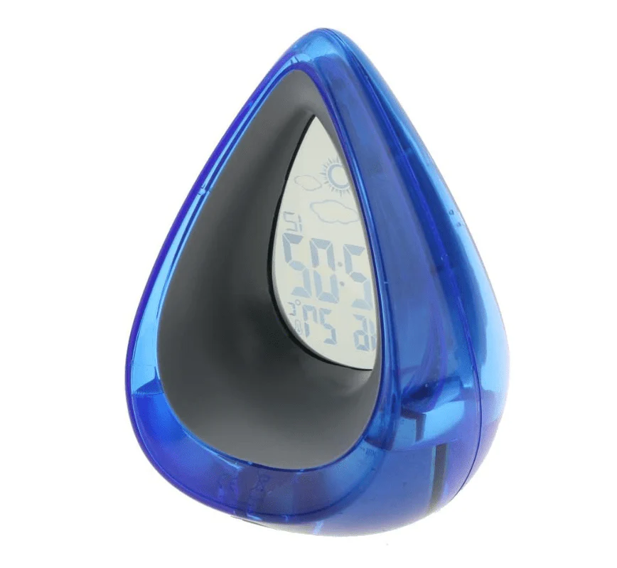 Water Drop Shaped Digital Alarm Clock - Modern