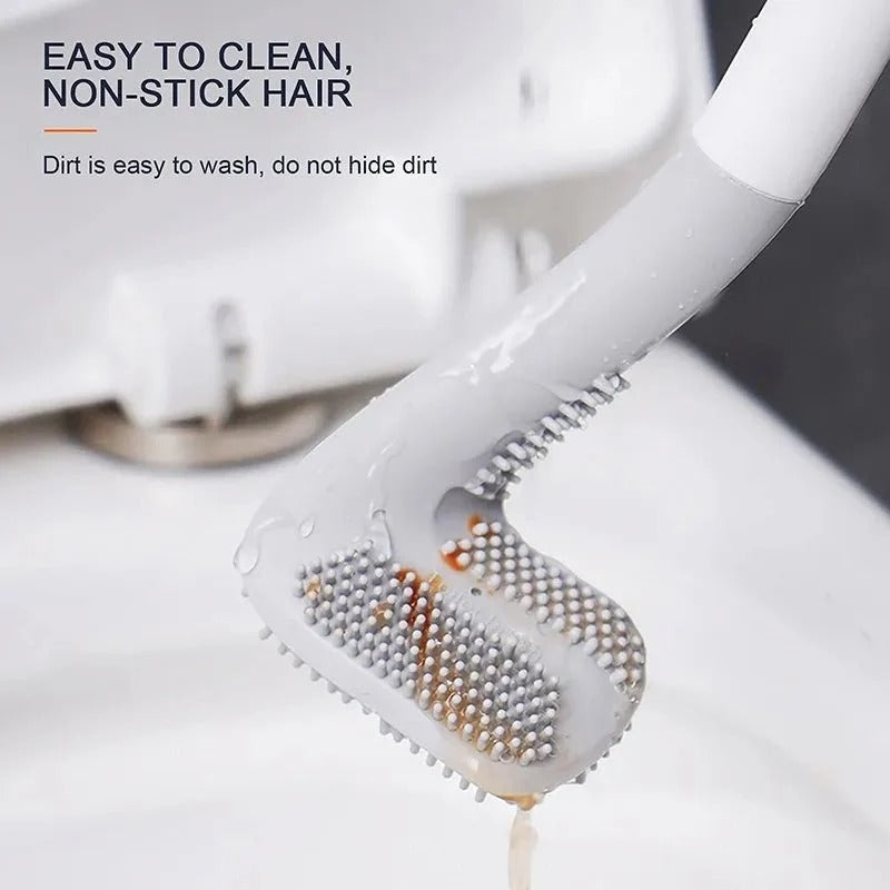 Silicone Toilet Cleaning Brush – Deep Clean Brush - Easy To Clean
