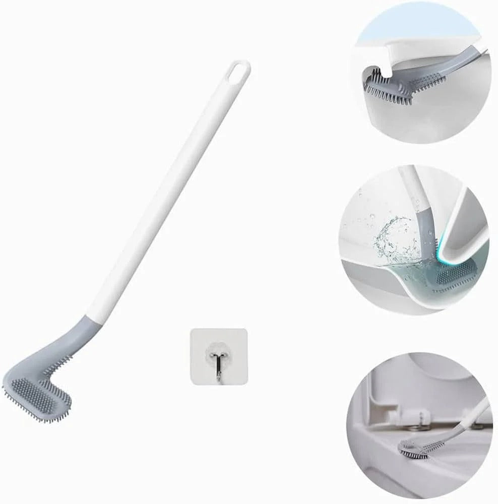 Silicone Toilet Cleaning Brush – Deep Clean Brush - Easy To Clean