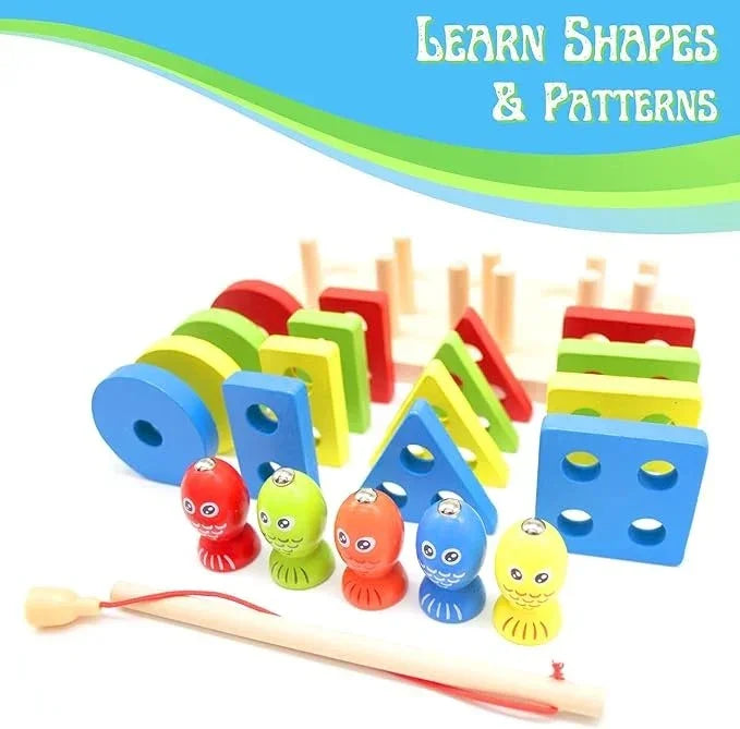 wooden-4-post-magnetic-fishing-game-toy_2 - NIMAH